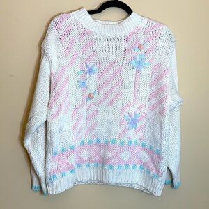 Vintage colter bay sweater medium knit (D1)